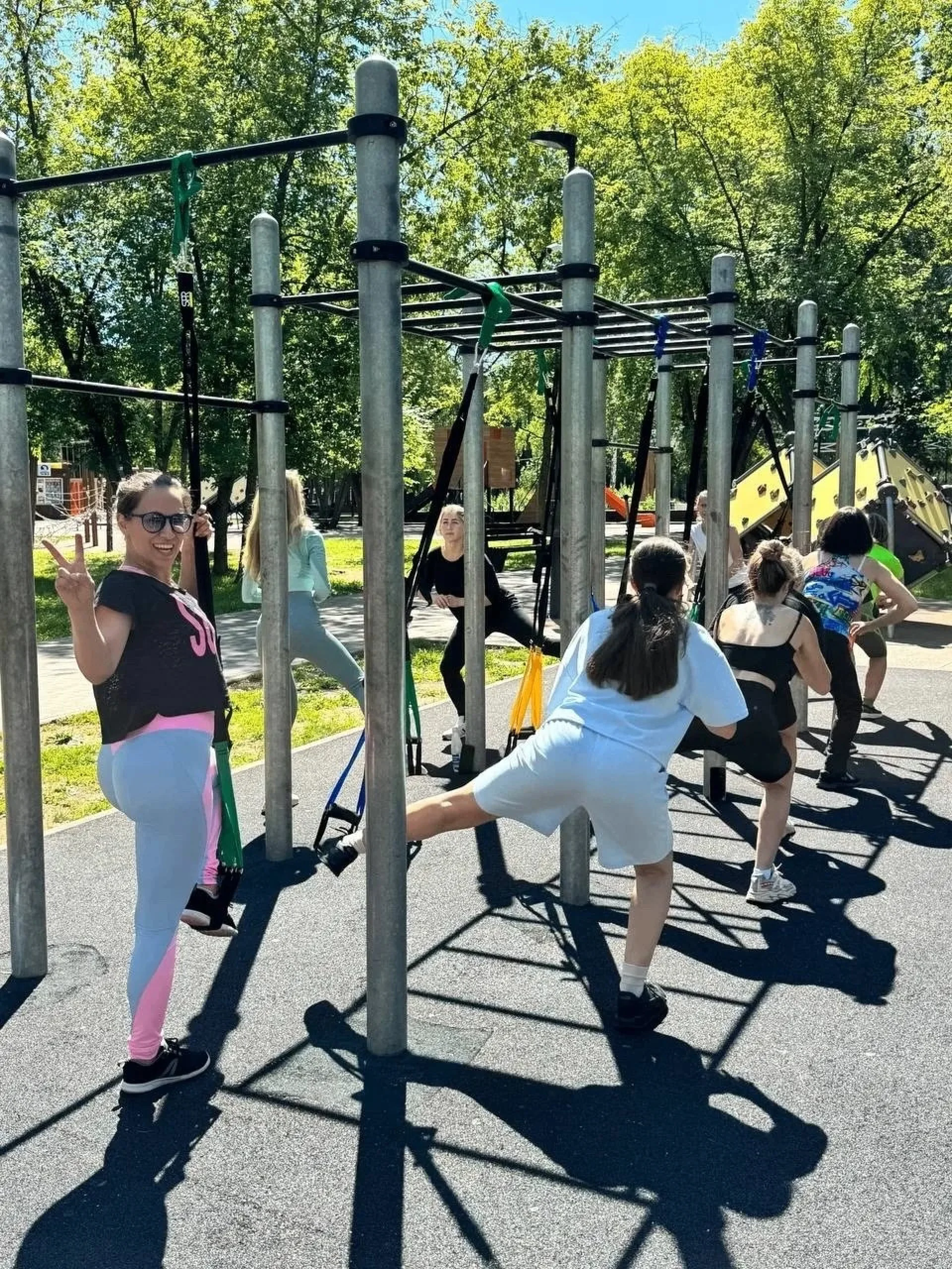 Тренировка на TRX петлях от Ишалиной Эльвиры-тренера студии «Аримэль»