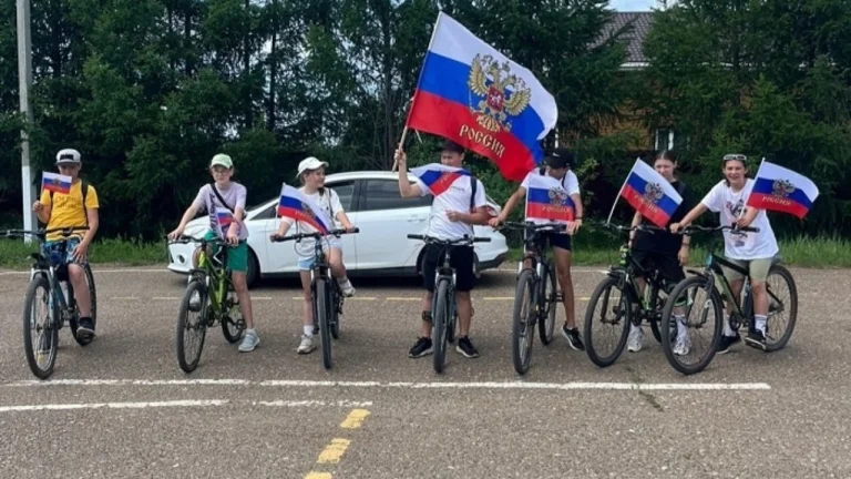 Велопробег ко Дню России