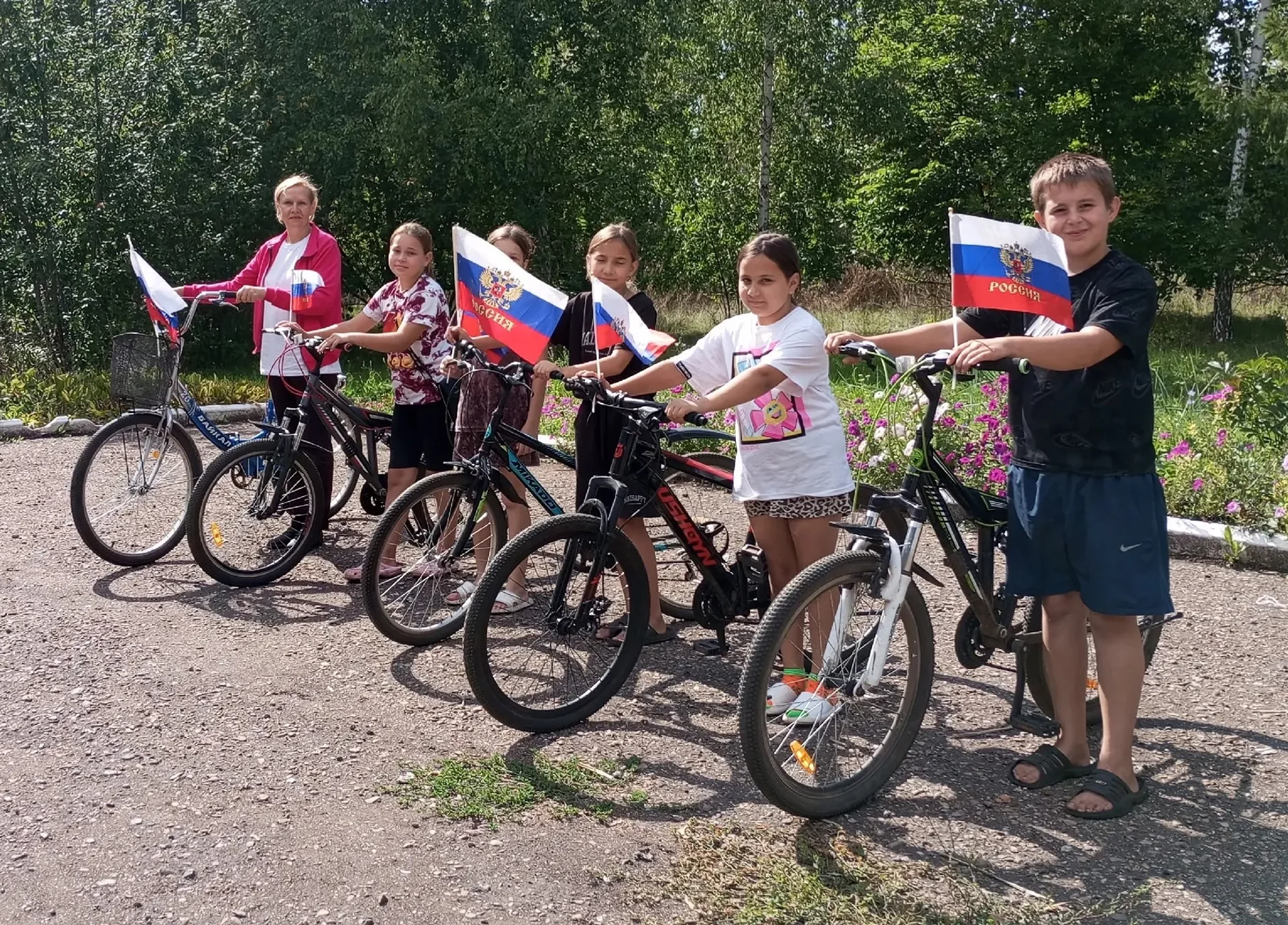 Велопробег ко Дню России