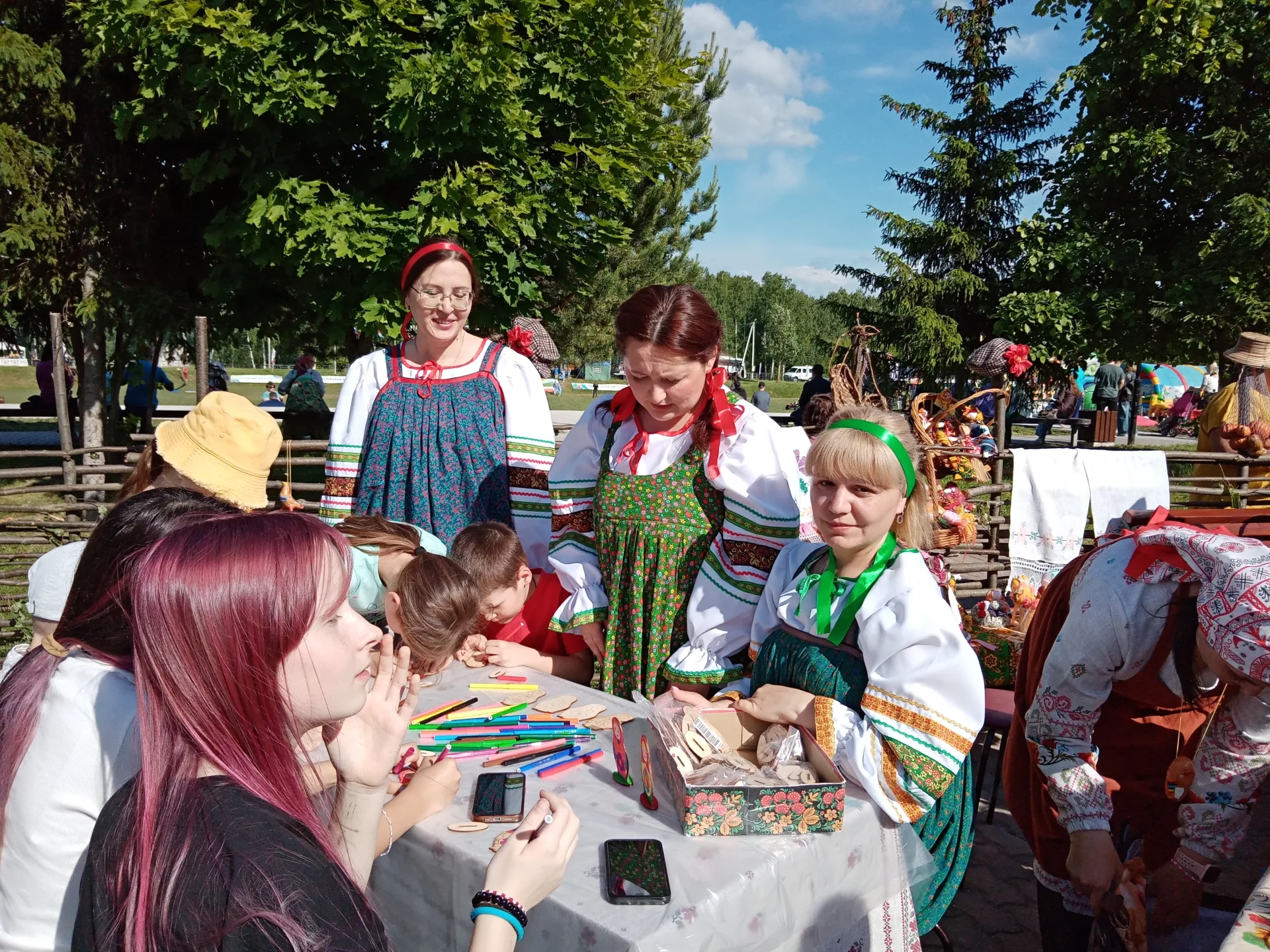 Роспись русской матрёшки