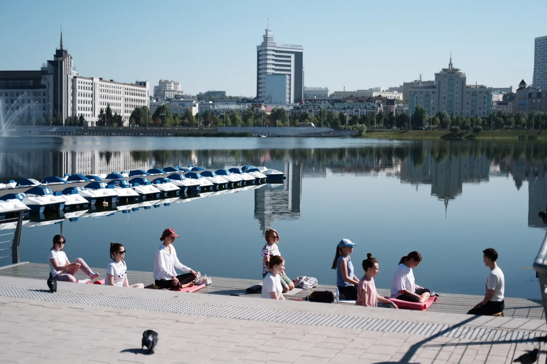 Инсайд флоу йога на Набережной озера Нижний Кабан