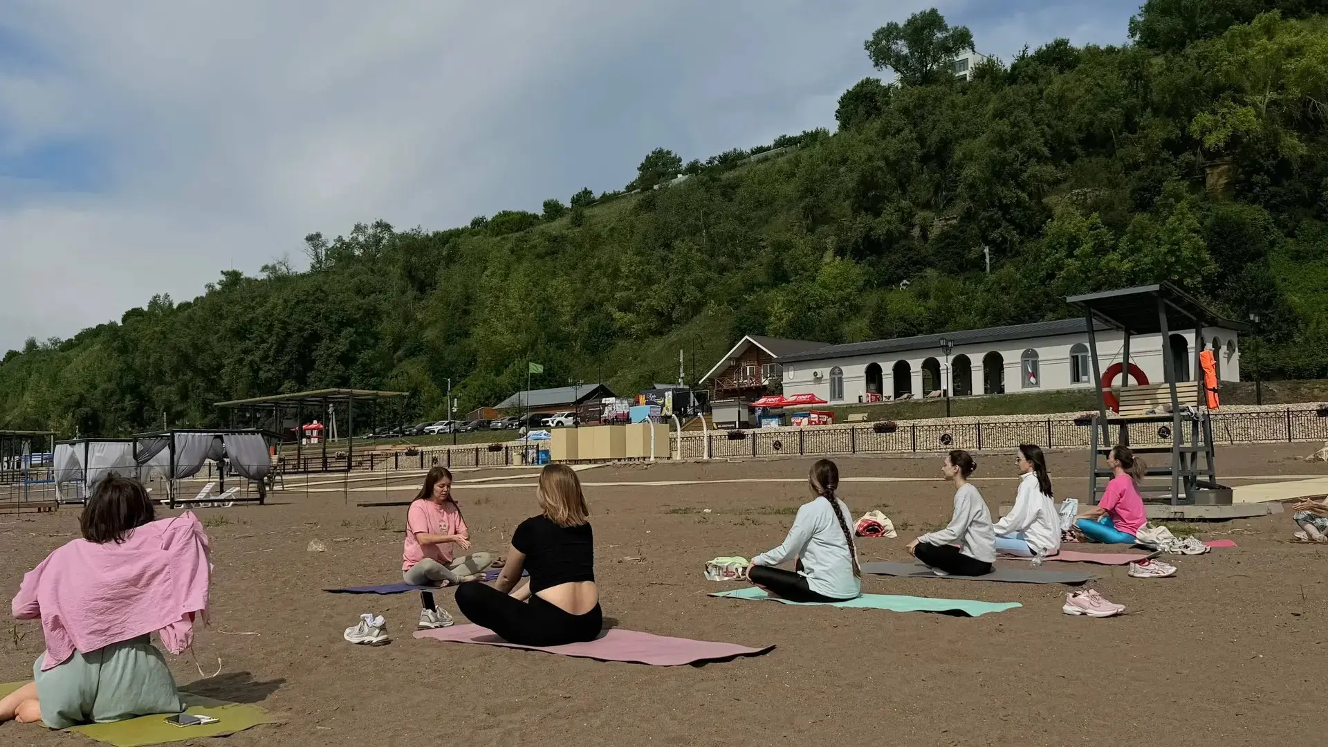 Зарядка на каме