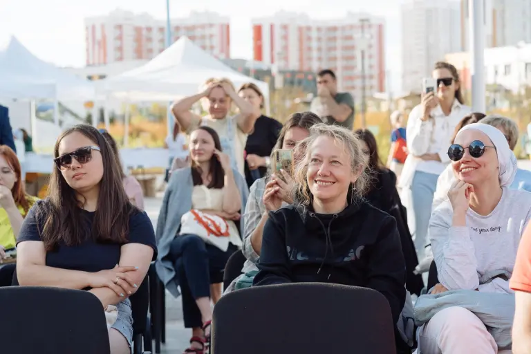 Кинопоказ в парке