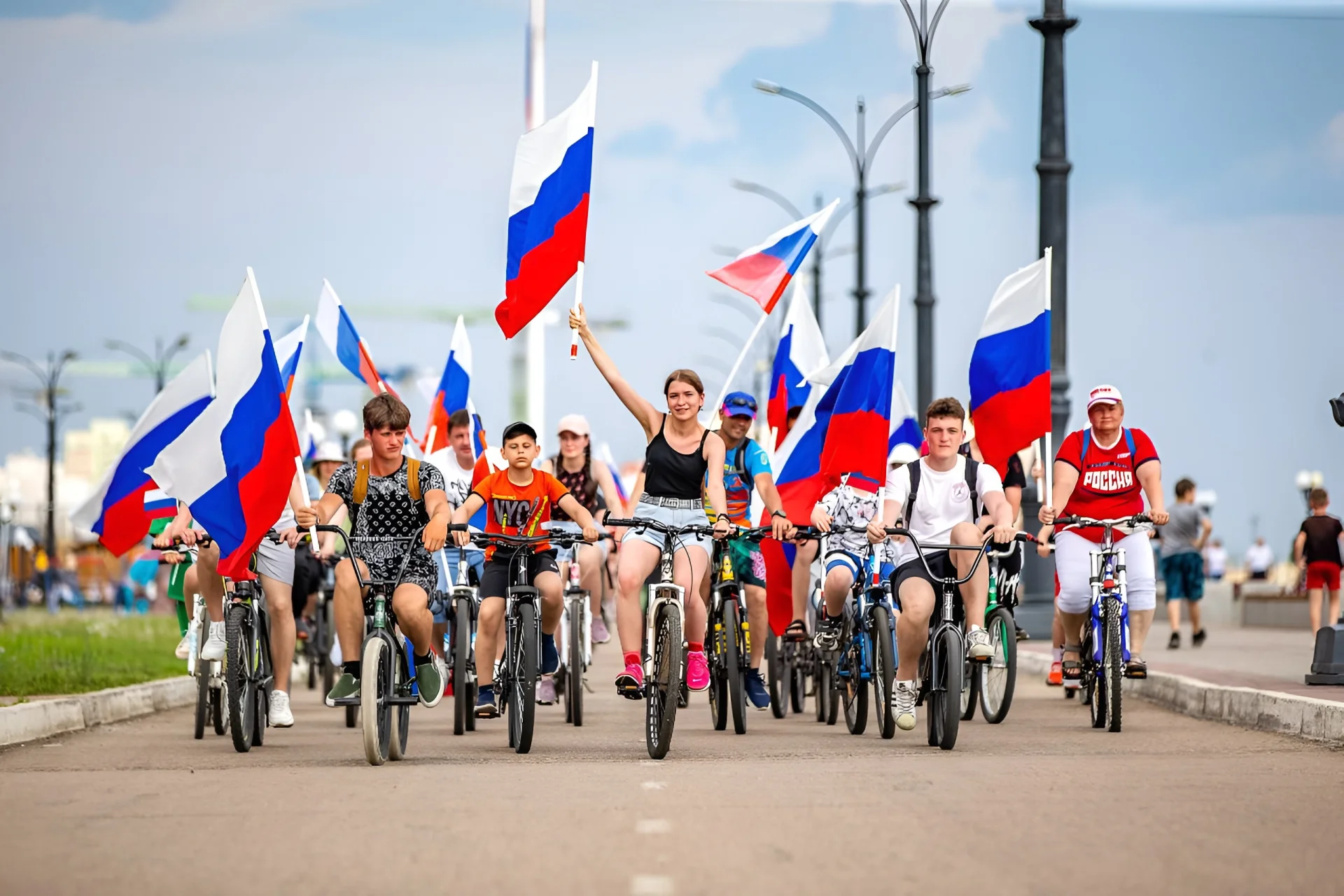 Велопробег ко Дню России