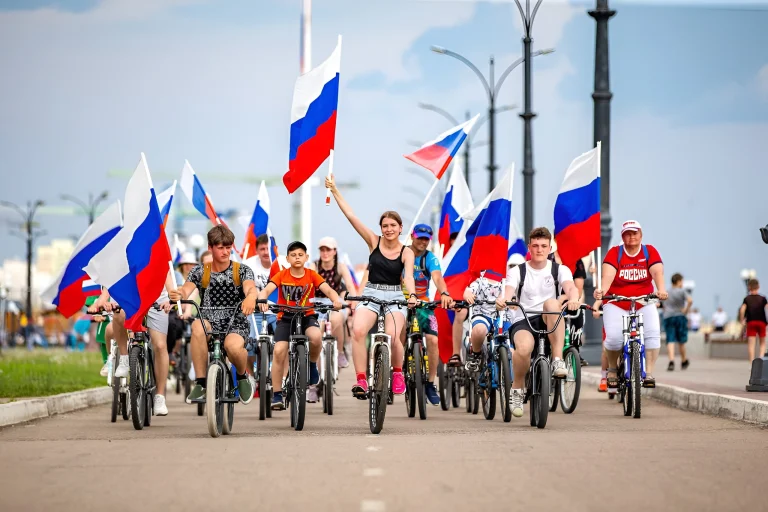 Велопробег ко Дню России