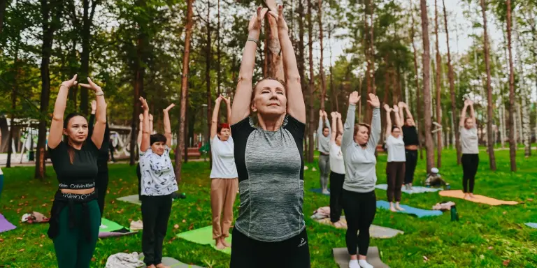 Растяжка  от клуба «На ковриках»