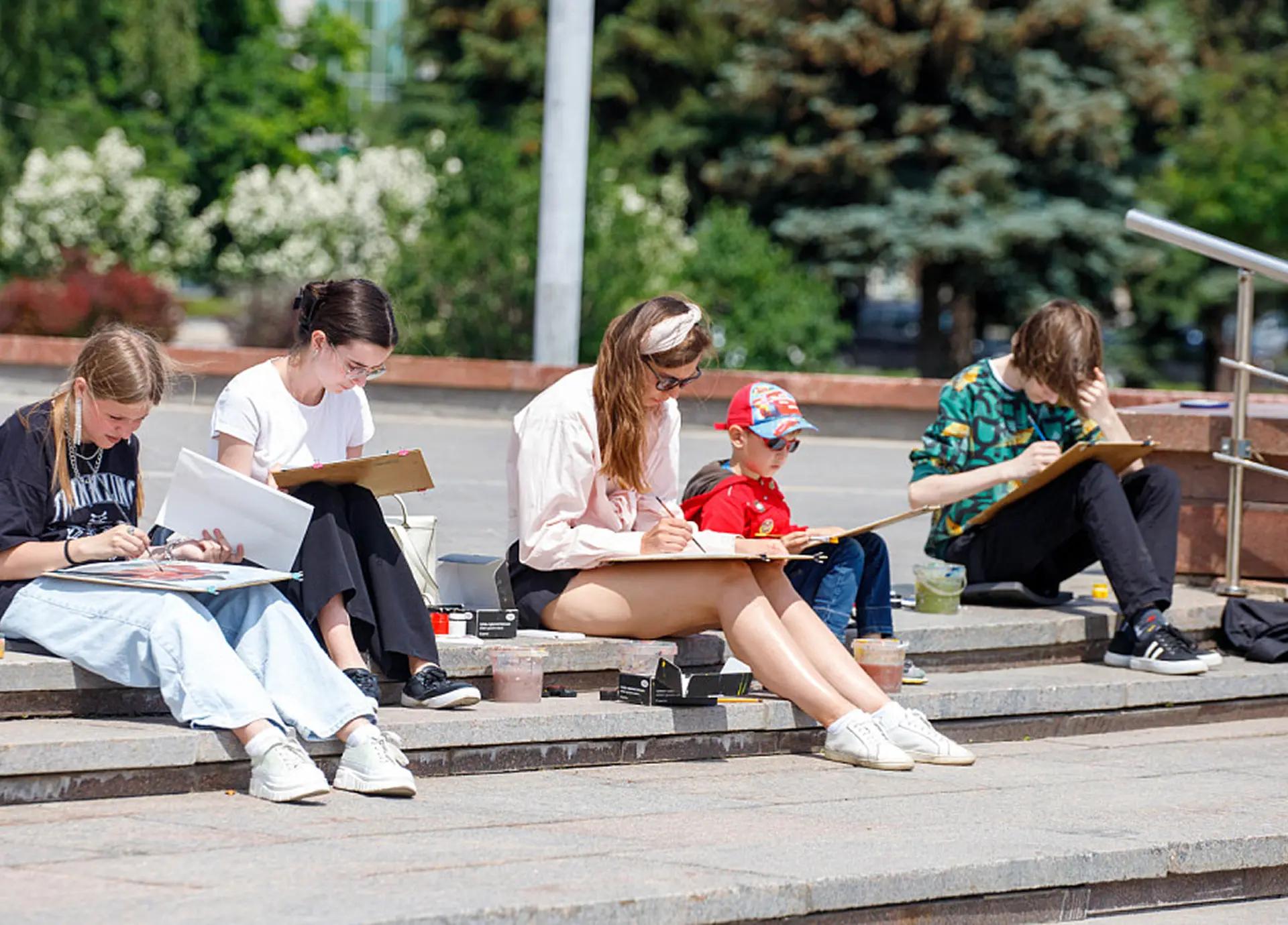 Пленэр на «Черном озере»
