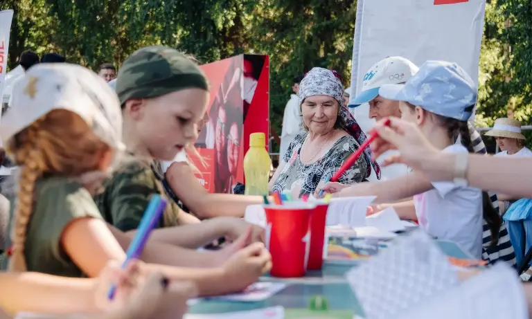 Деревья пастелью