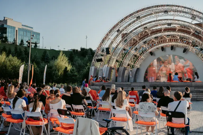 Кинопоказ в детском парке «Елмай»
