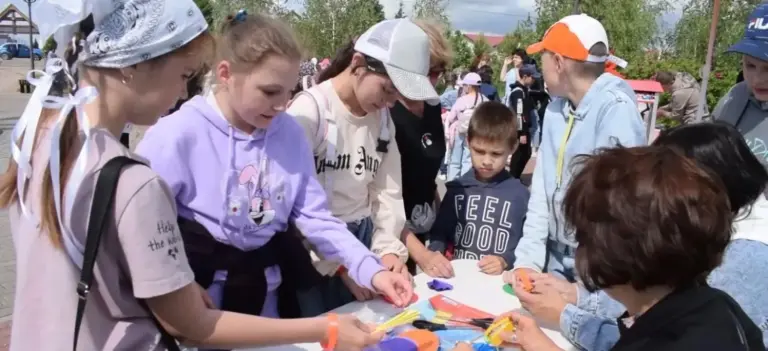Татарские узоры в парке