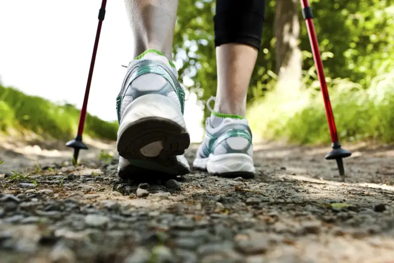 Северная ходьба в парке